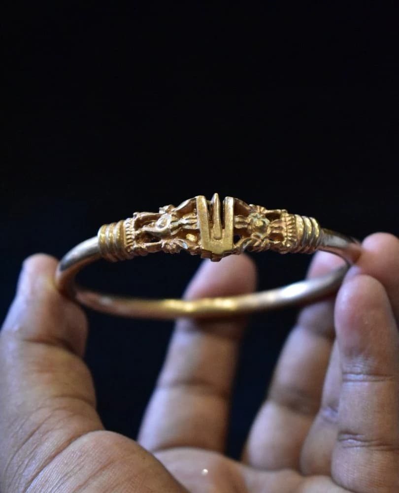 Namam Bracelet, ஐம்பொன் நாமம் காப்பு, పంచలోహం నామం కడియం, പഞ്ചലോഹം നാമം ഇടിവള 