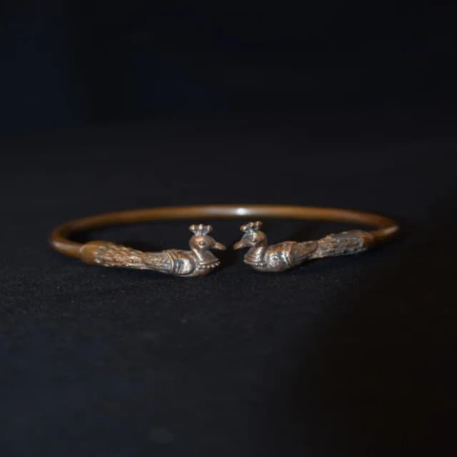 Peacock Bracelet, ஐம்பொன் மயில் காப்பு, పంచలోహం నెమలి కడియం,...