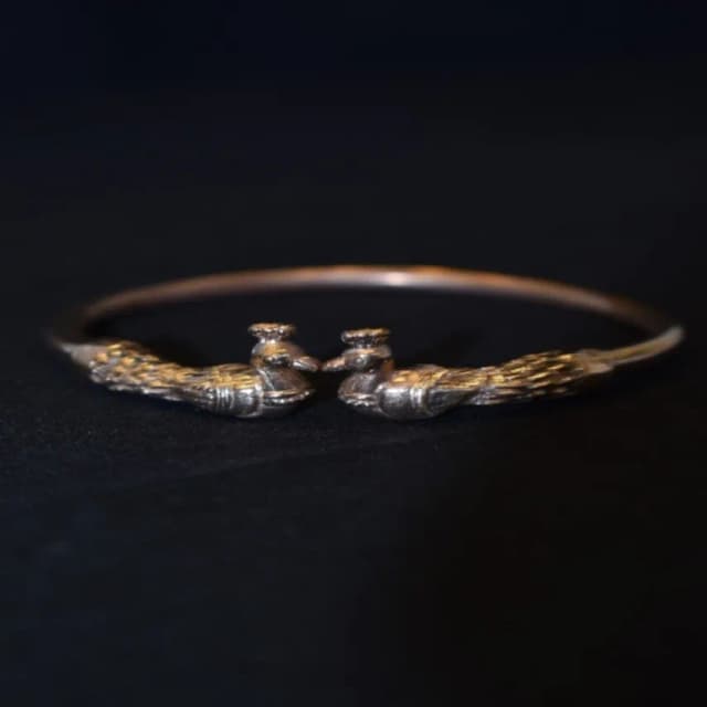 Peacock Bracelet, ஐம்பொன் மயில் காப்பு, పంచలోహం నెమలి కడియం,...
